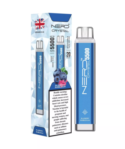 NERD Crystal Blueberry Bubblegum 55000pfs 20mg