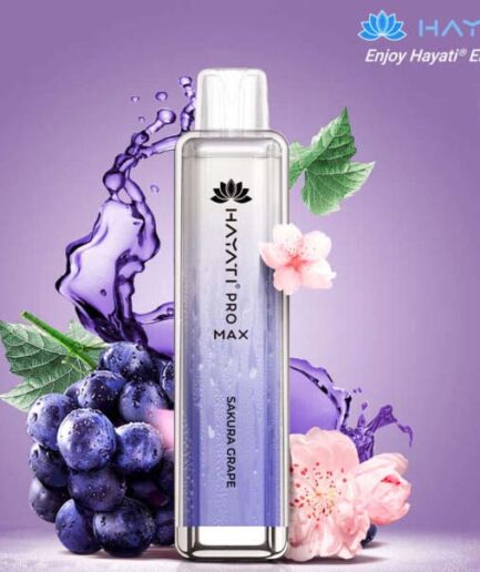 Hayati Pro Max Sakura Grape 4000pfs 2%