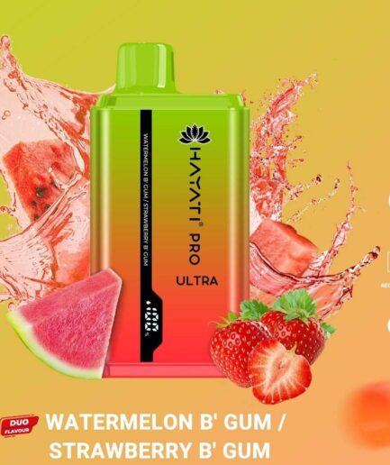 Hayati Pro Ultra Watermelon B'gum / Strawberry B'gum 15000pfs 2%