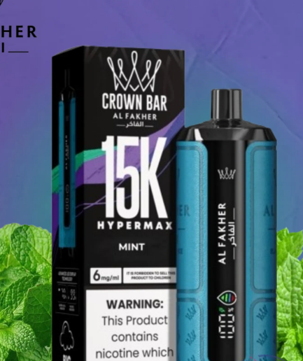 Crown Bar Hyper Max Mint 15000pfs 6mg