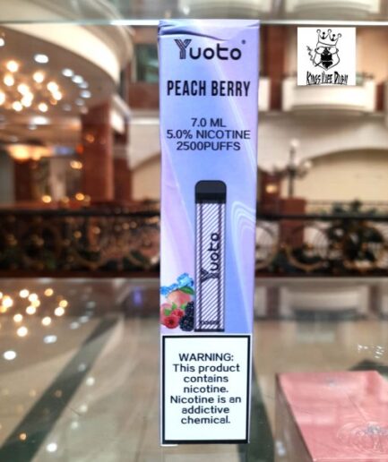 Yuoto xxl Peach Berry 2500puffs