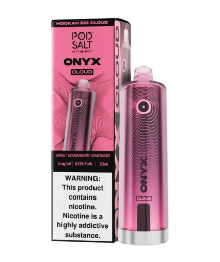 POD SALT Onyx Cloud Strawberry Lemonade 25000pfs 5mg