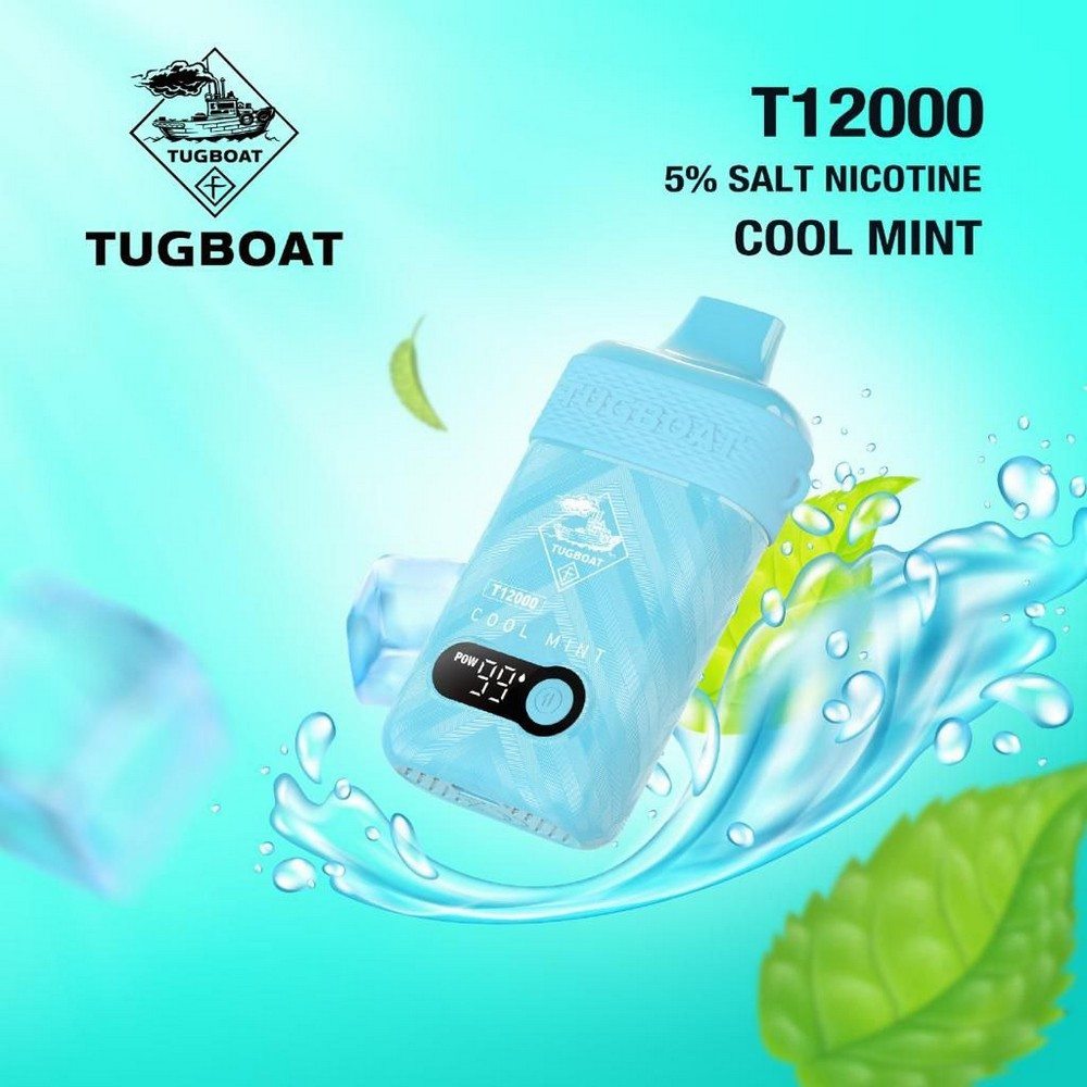 tugboat-t12000-cool-mint-disposble-vape