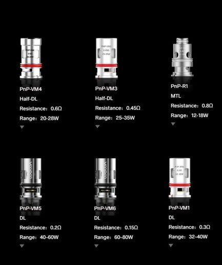 Voopoo pnp coils - Pnp VM4 DL 0.6