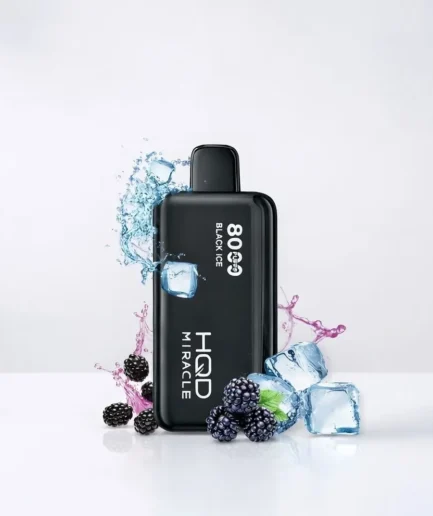 HQD Miracle Black Ice 8000pfs 0mg